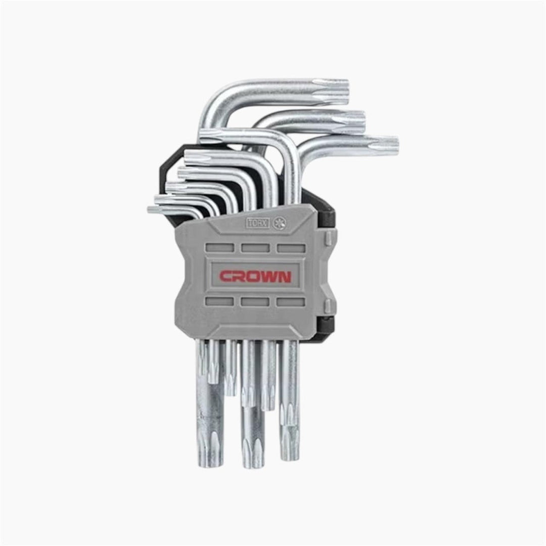 Crown 9-Piece Ball-End Hex Key Set - 1.5–10mm