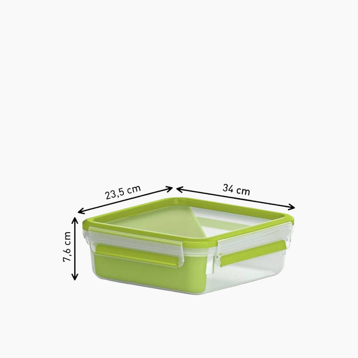 Tefal MasterSeal To Go Sandwich Box - 0.85L