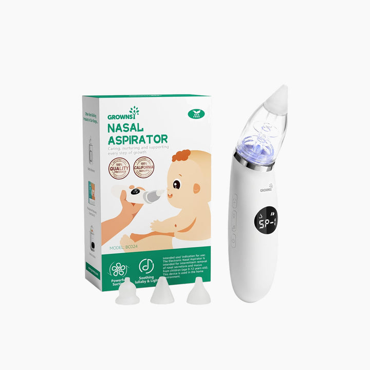 Grownsy Electric Baby Nasal Aspirator With 3 Suction Modes