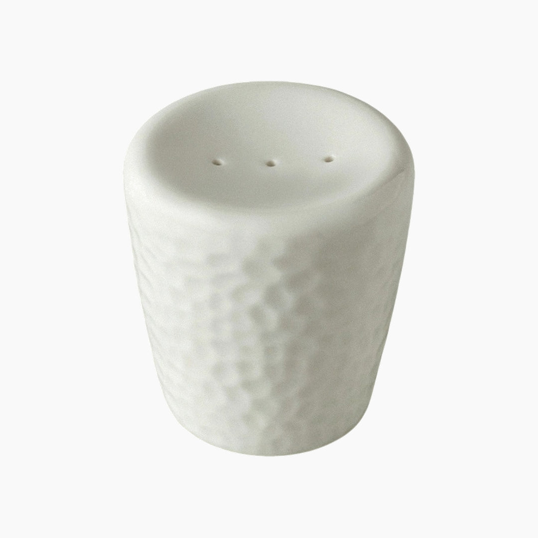 Karaca X Refika Pure White Round Salt Shaker 6 cm