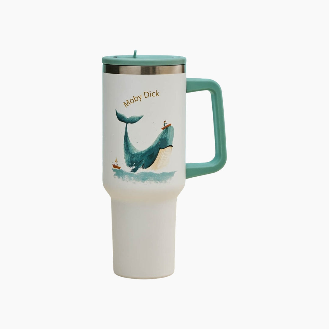 Karaca Star Hero Moby Stainless Steel Leakproof Thermos 1,150 ml – White