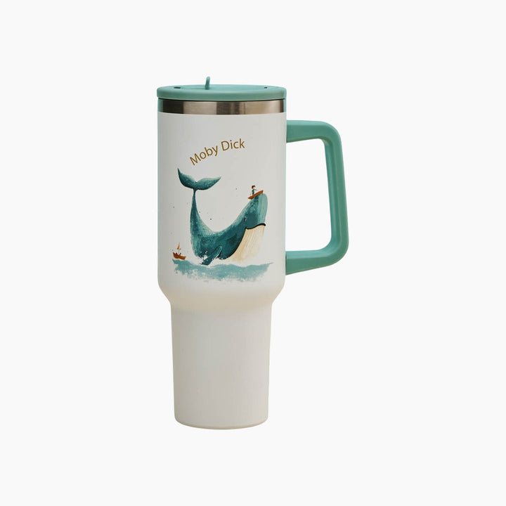 Karaca Star Hero Moby Stainless Steel Leakproof Thermos 1,150 ml – White