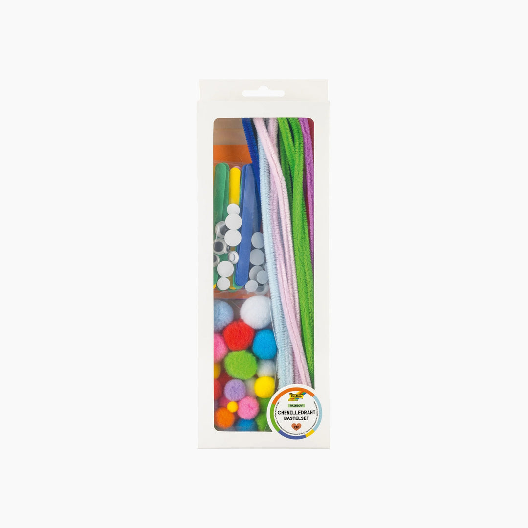 Folia Rainbow Chenille Wire Craft Kit – 212 Pieces