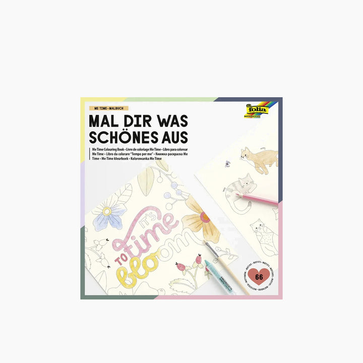 Folia Me Time Colouring Book – 23 x 23 cm, 40 Sheets