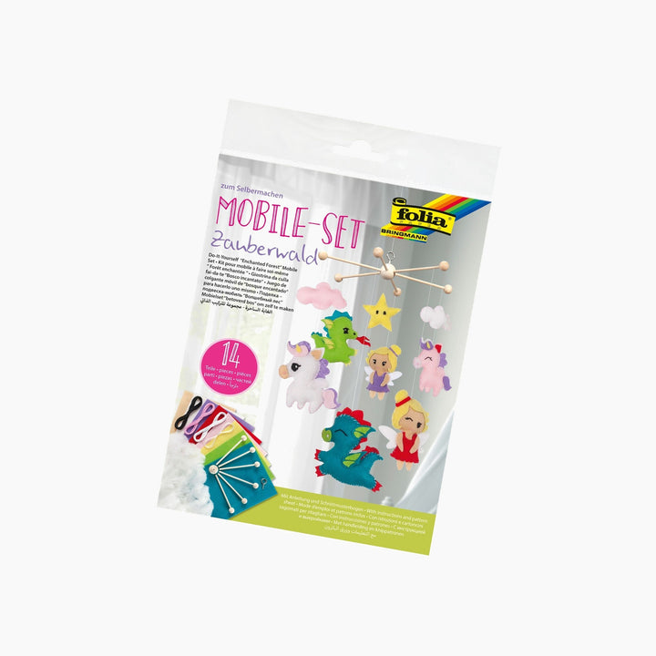 Folia Magical Forest Mobile Craft Kit – 14 Pieces