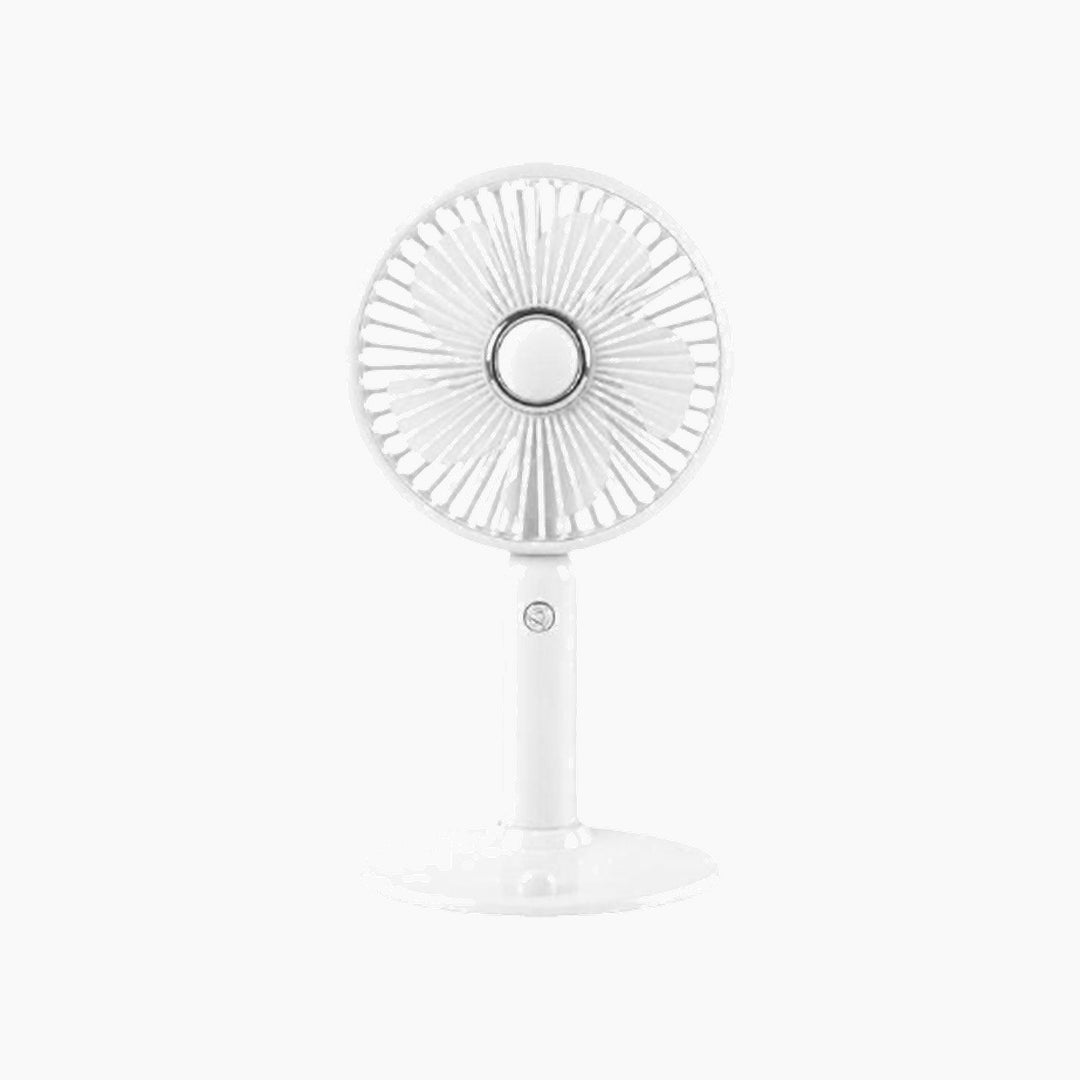 JNUOBI Mini Rechargeable Desktop &amp; Handheld Fan with Stand