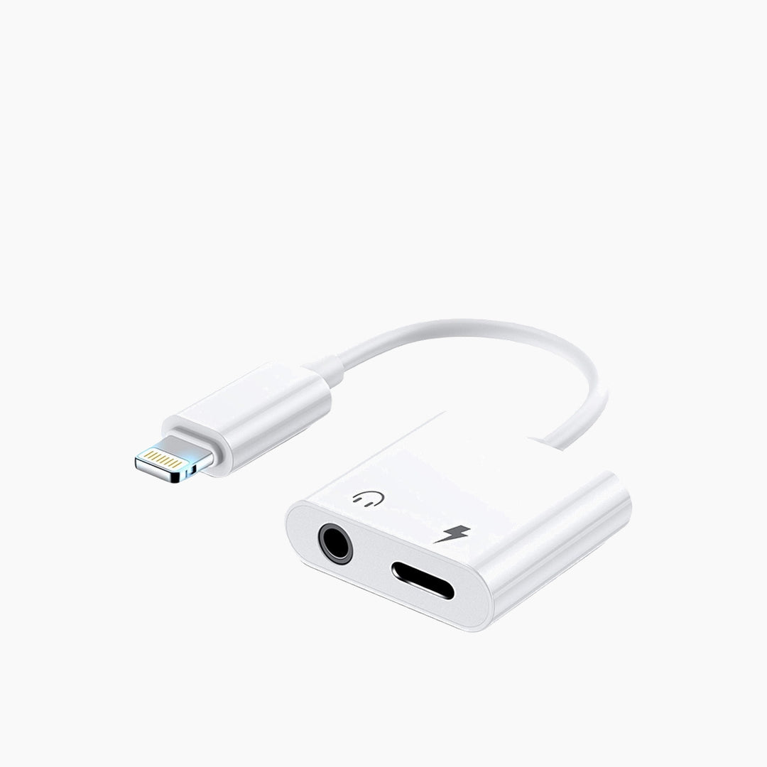 XO NB172B Lightning to Lightning + AUX Adapter