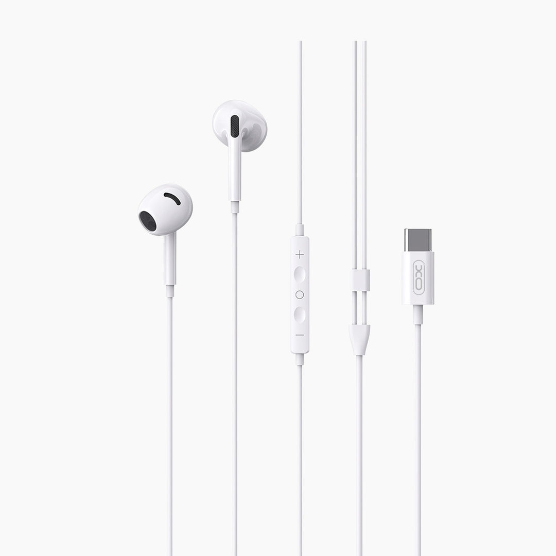 XO EP78 6th Generation Digital Flat-Ear Type-C Earphones