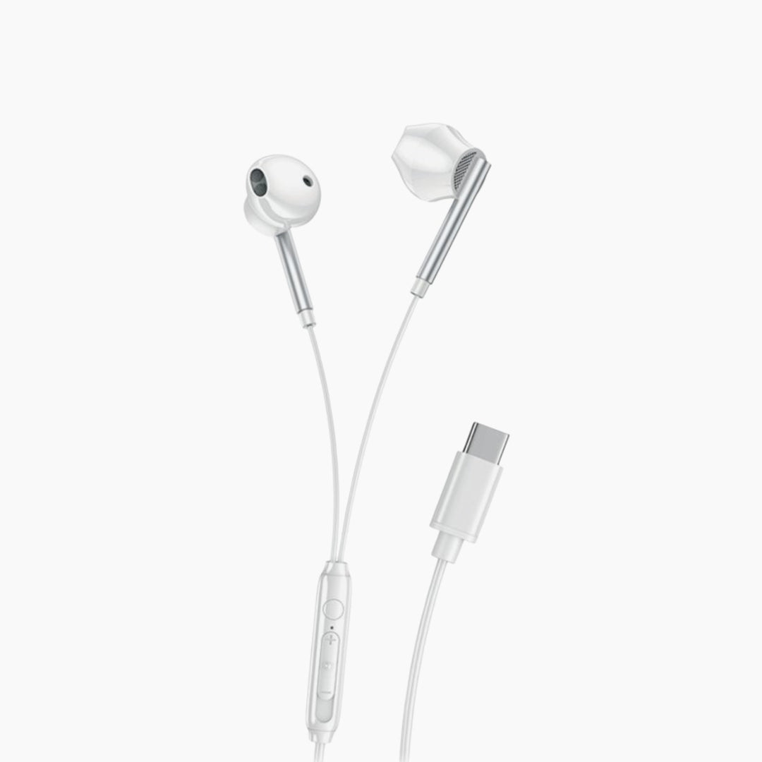 XO Hi-Fi Type-C Earphone EP66-WHI