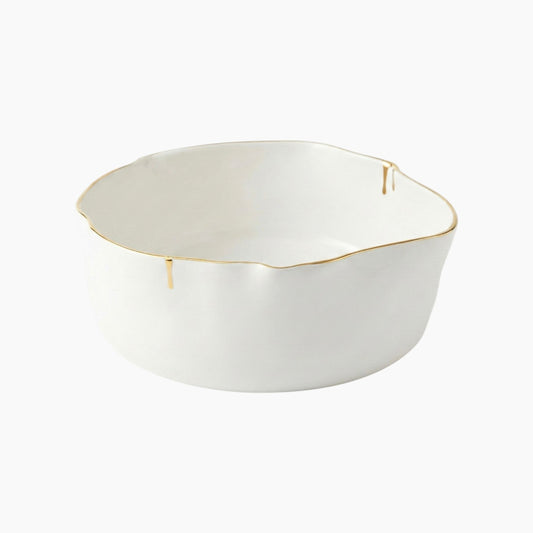 Salad Bowl with Gold