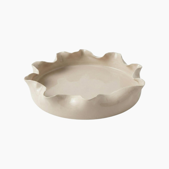 Leap of Clay Dancing Plate Wide Serving Platter