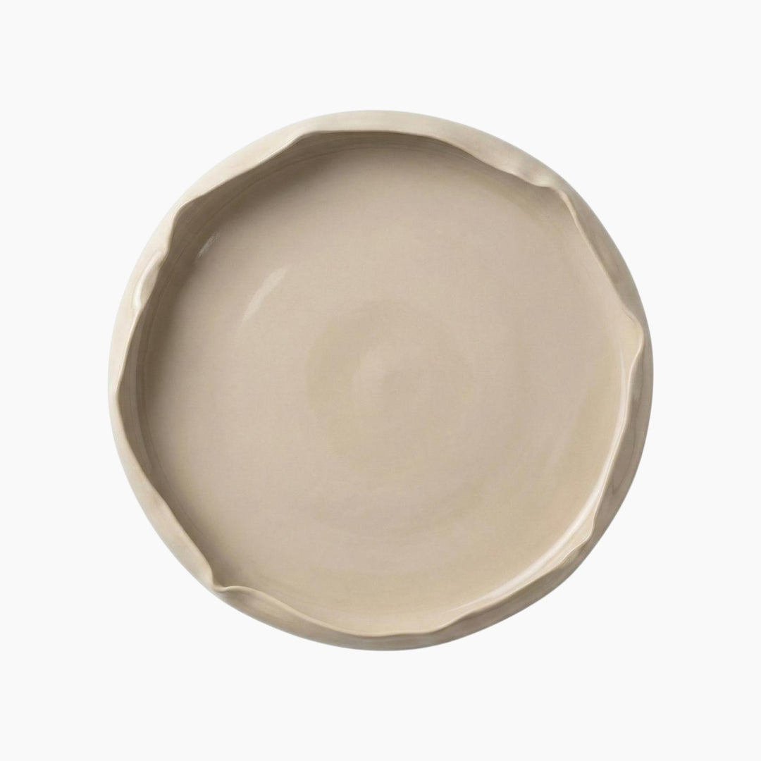 Leap of Clay Low Serving Dish