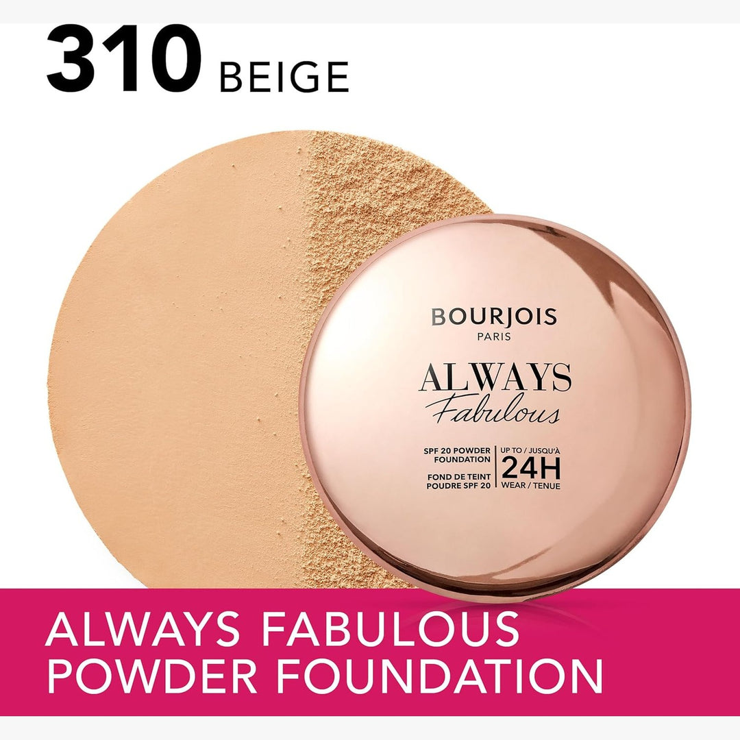 Bourjois Always Fabulous Powder Foundation SPF20 - HUNA