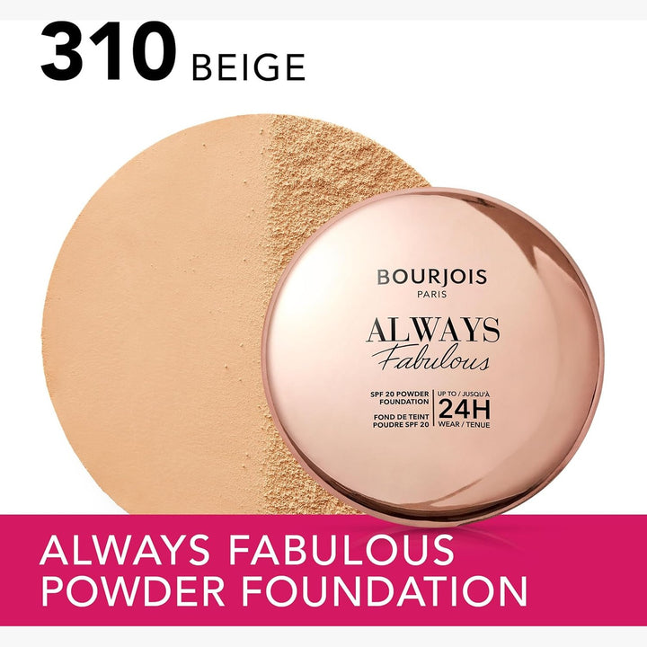 Bourjois Always Fabulous Powder Foundation SPF20 - HUNA