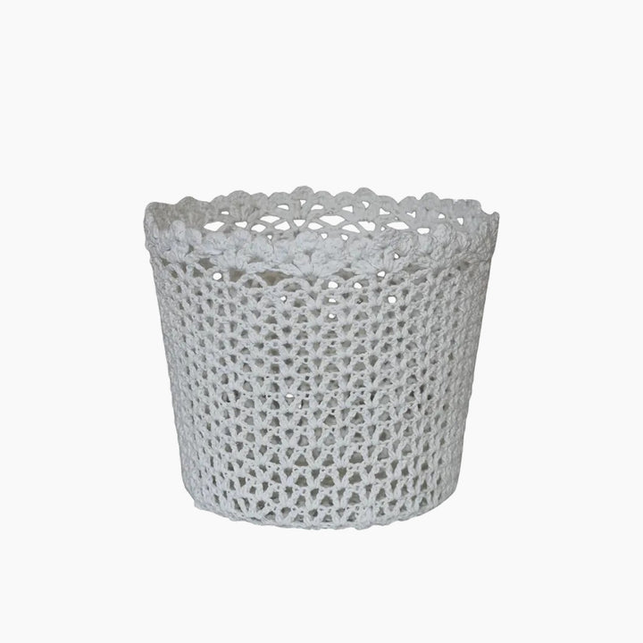 Nova Home "Cove" Cotton Crochet Basket