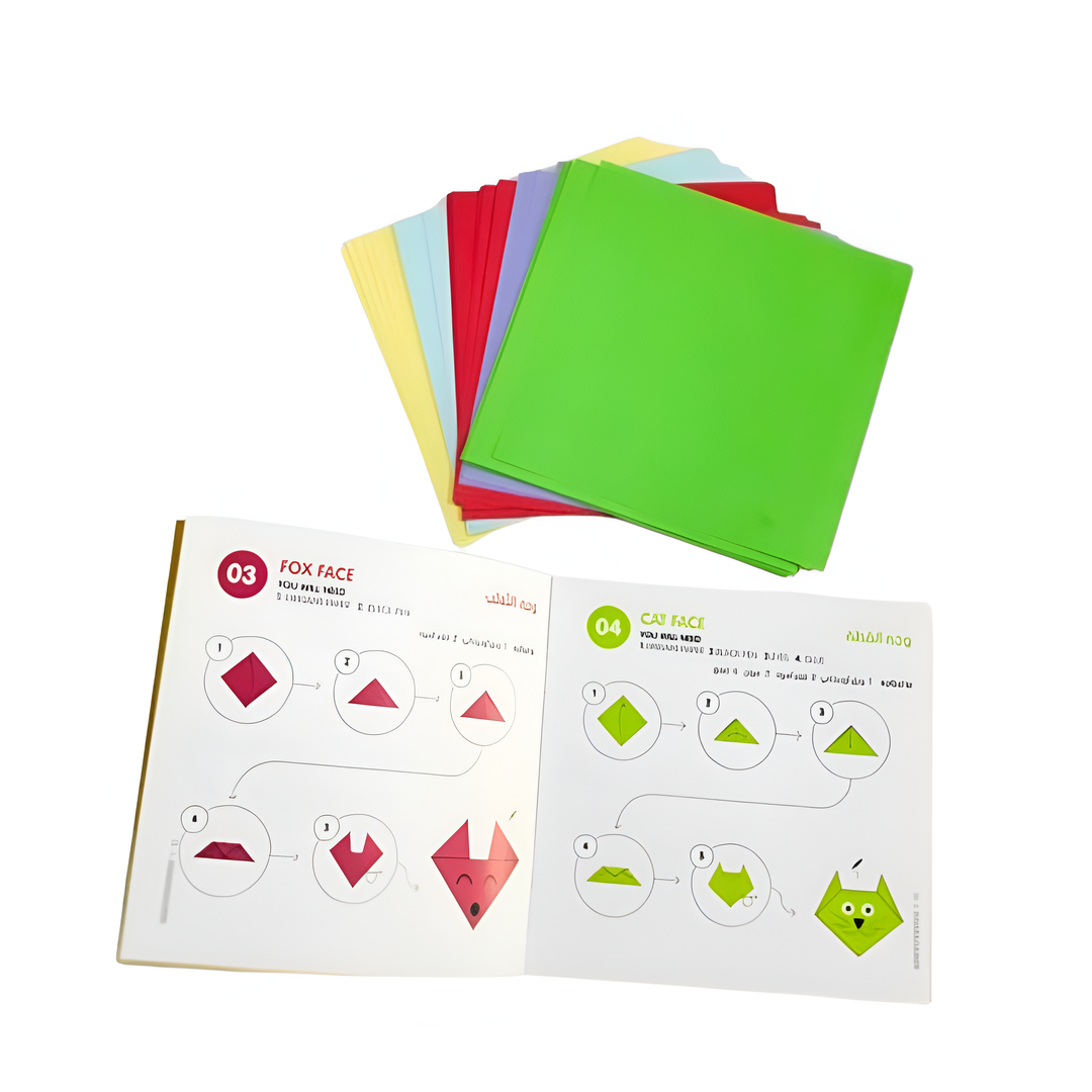 Waragami Origami Animal Faces Theme Kit - HUNA