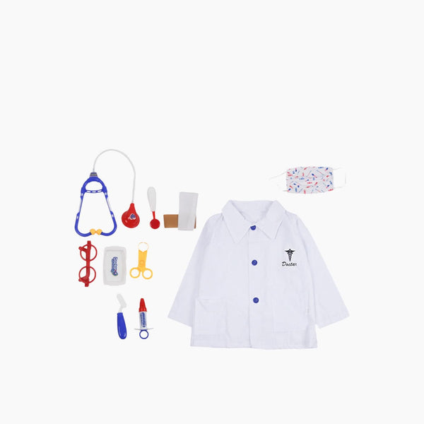مجموعة زي دكتور أبيض