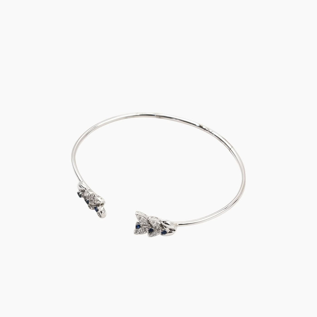 Nadine Shami White Gold Bangle