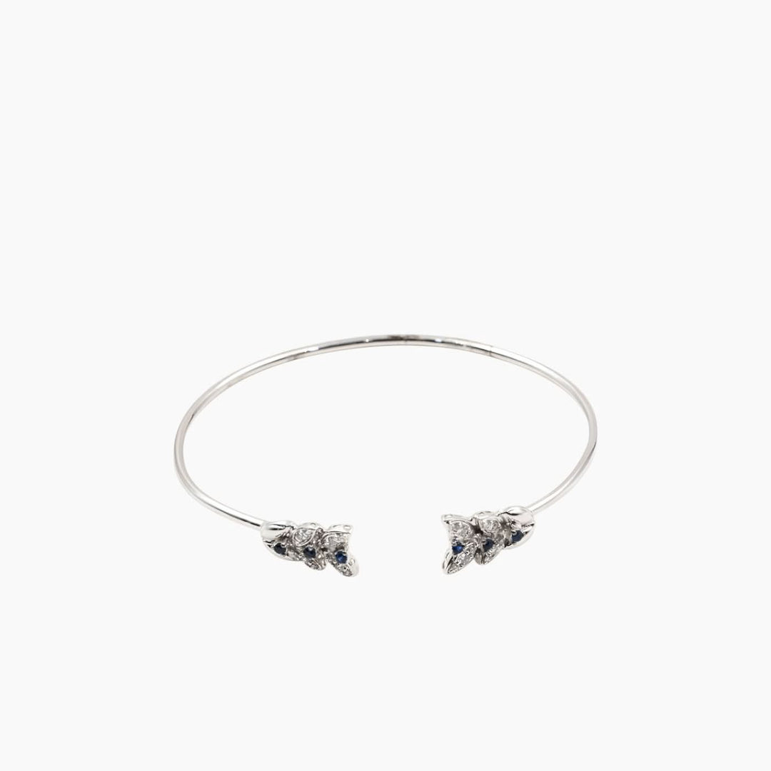 Nadine Shami White Gold Bangle