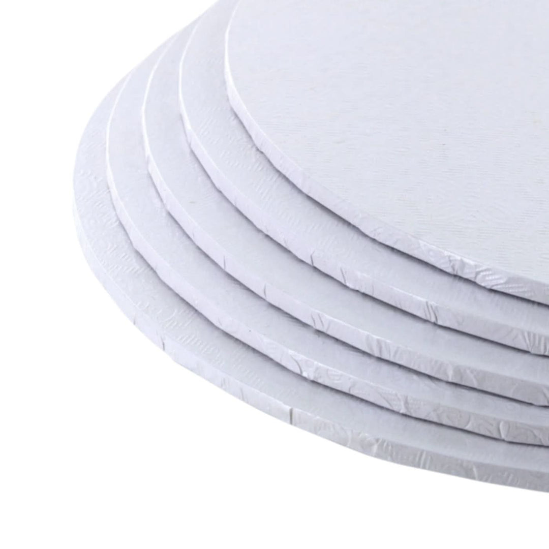 White Round Cake Board