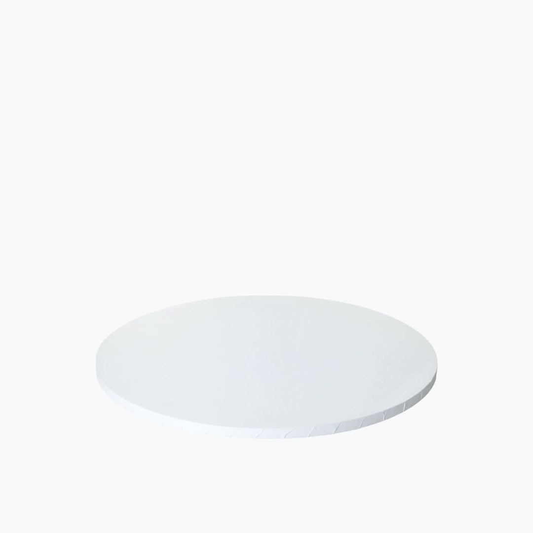 White Round Cake Board
