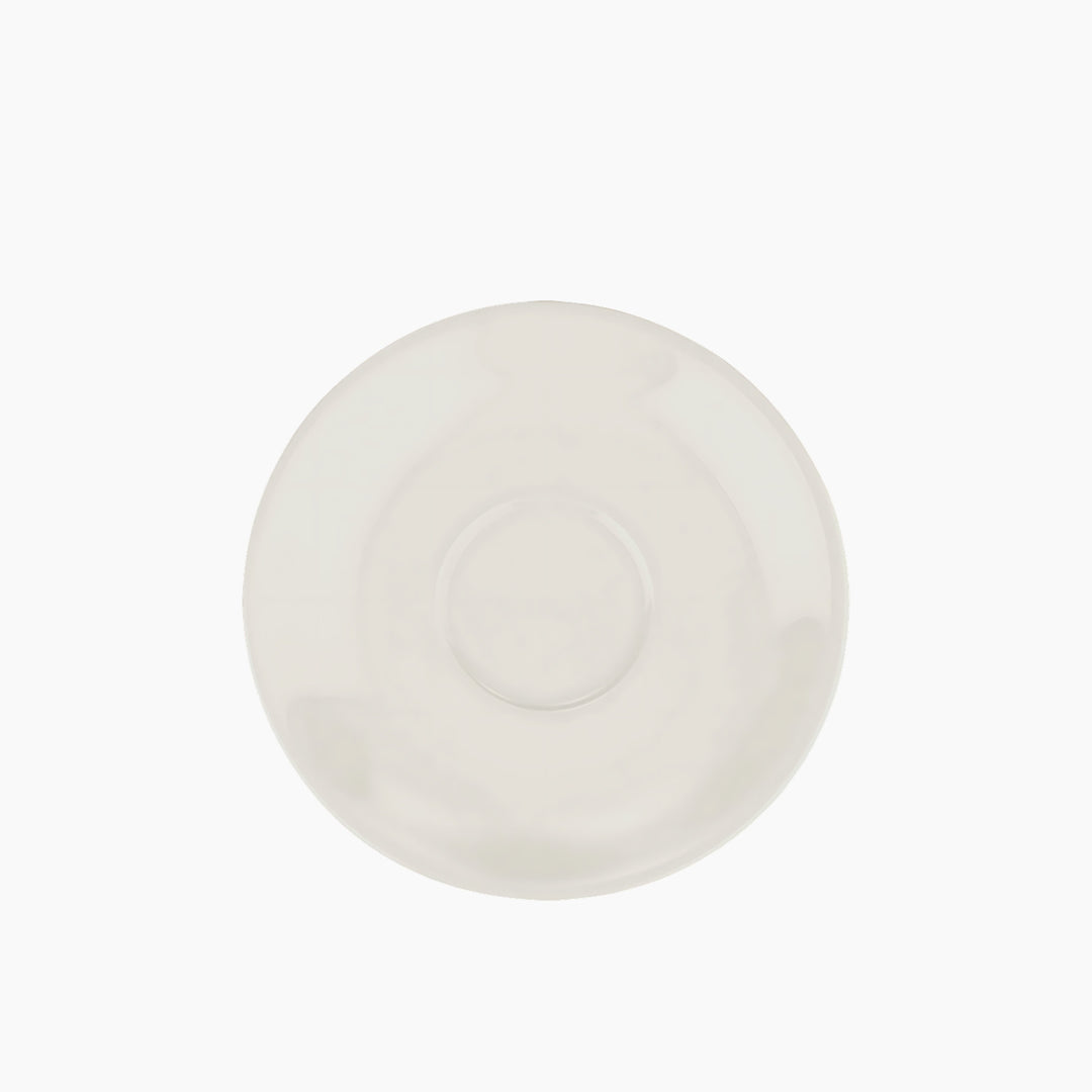 Bonna White Saucer