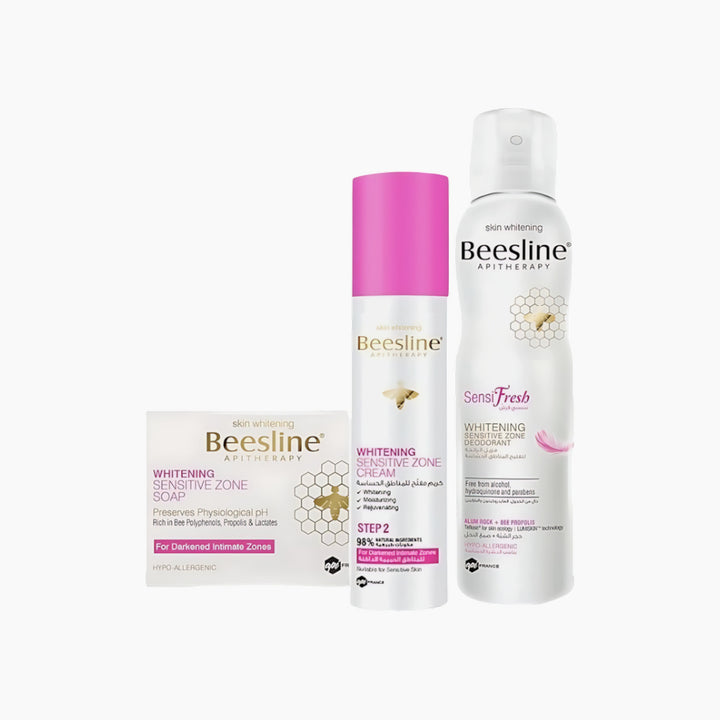Beesline Whitening Sensitive Zone Cream Pack 3 Pcs