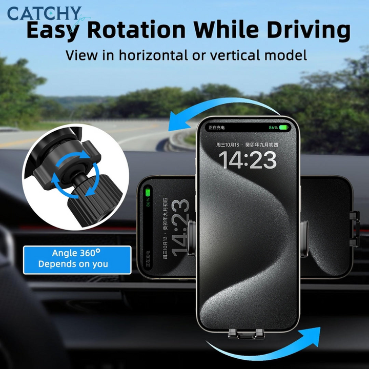 WiWU CH-321 wireless car charger with magnetic mount