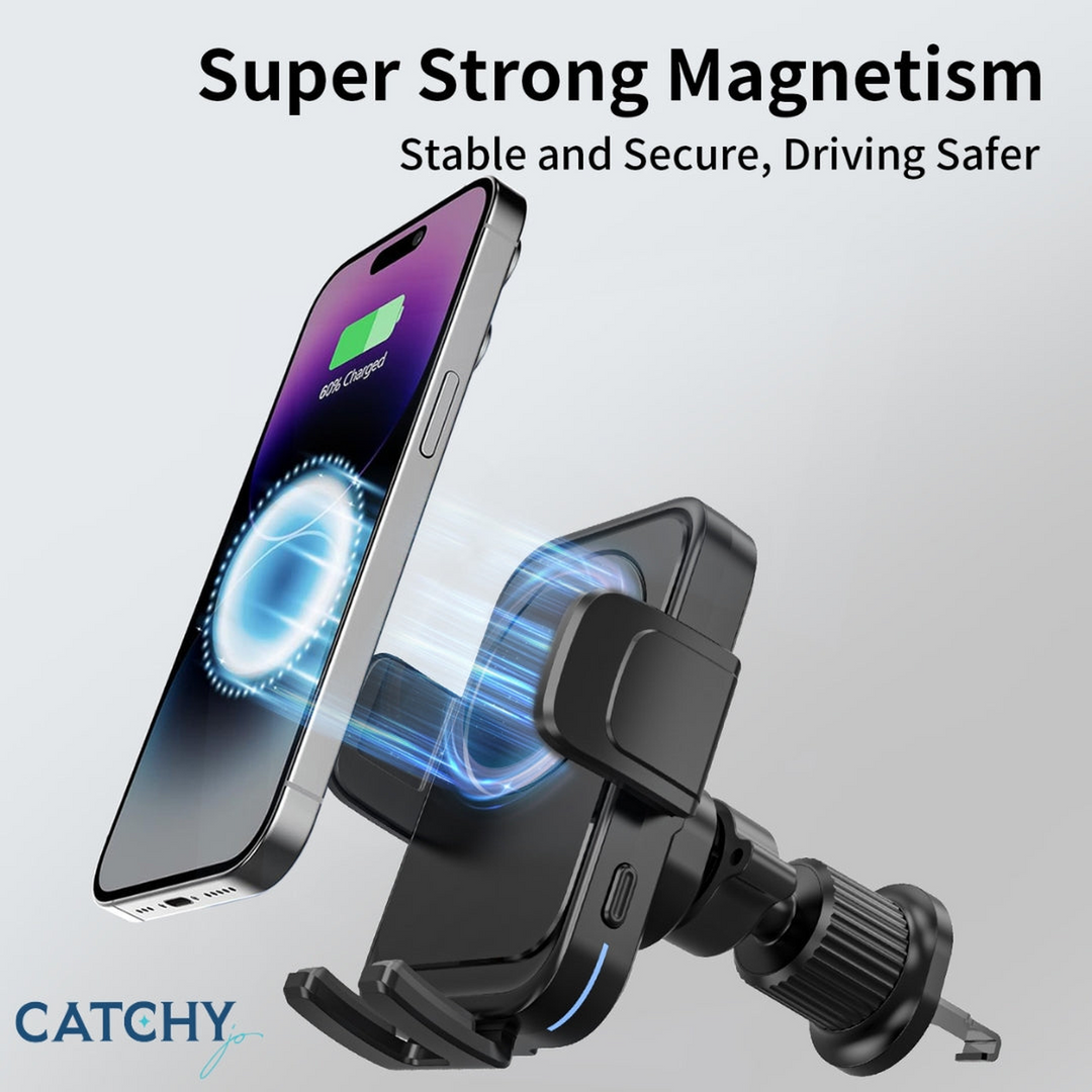 WiWU CH-321 wireless car charger with magnetic mount