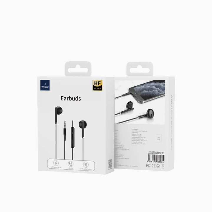 WiWU wired 3.5mm jack earphones with microphone