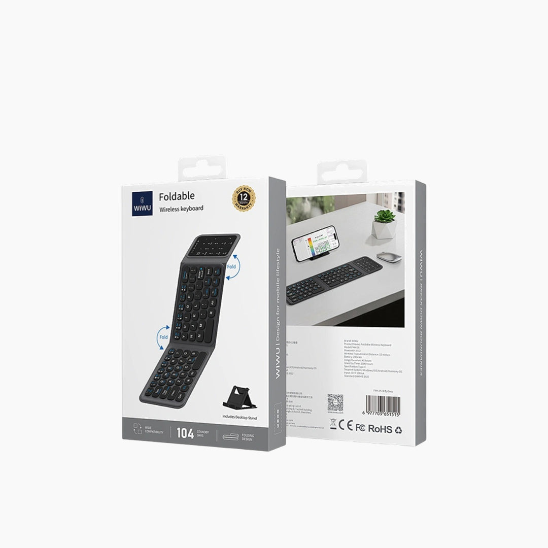 WiWU FMK-05 foldable wireless Bluetooth keyboard