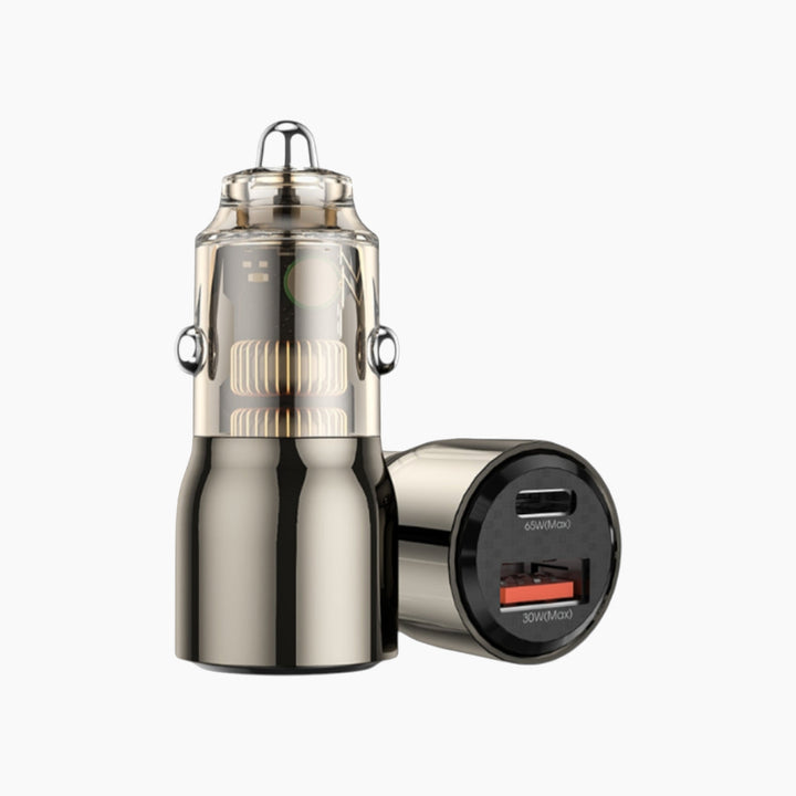 WiWU Fast Car Charger USB+Type-C  (95W)