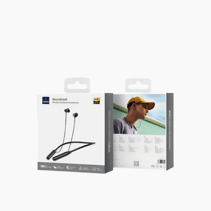 WiWU GB01 Soundcool wireless neckband headphones with 20 hours working time