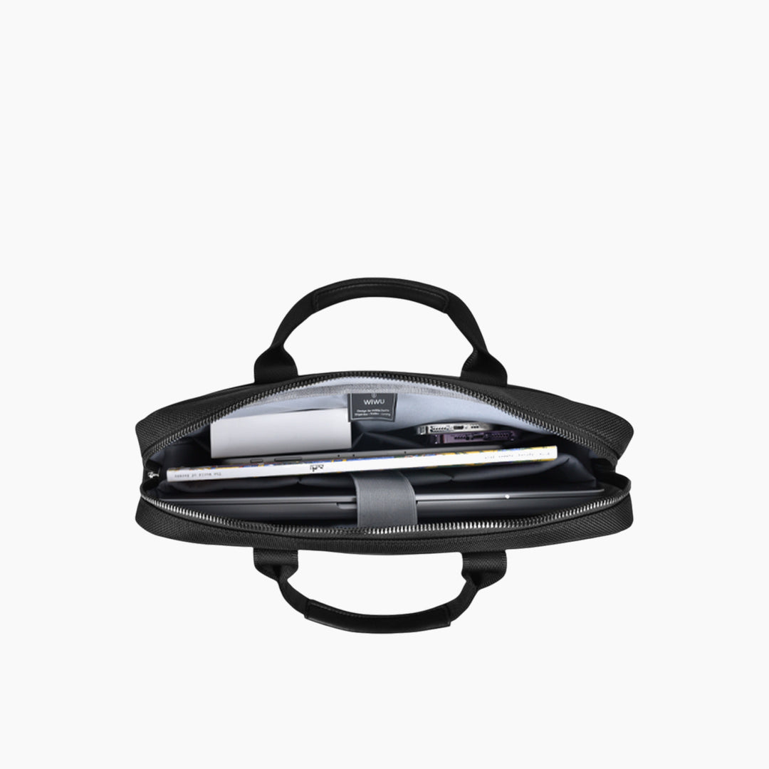 WiWU Hali Laptop Bag with shoulder strap and front pocket