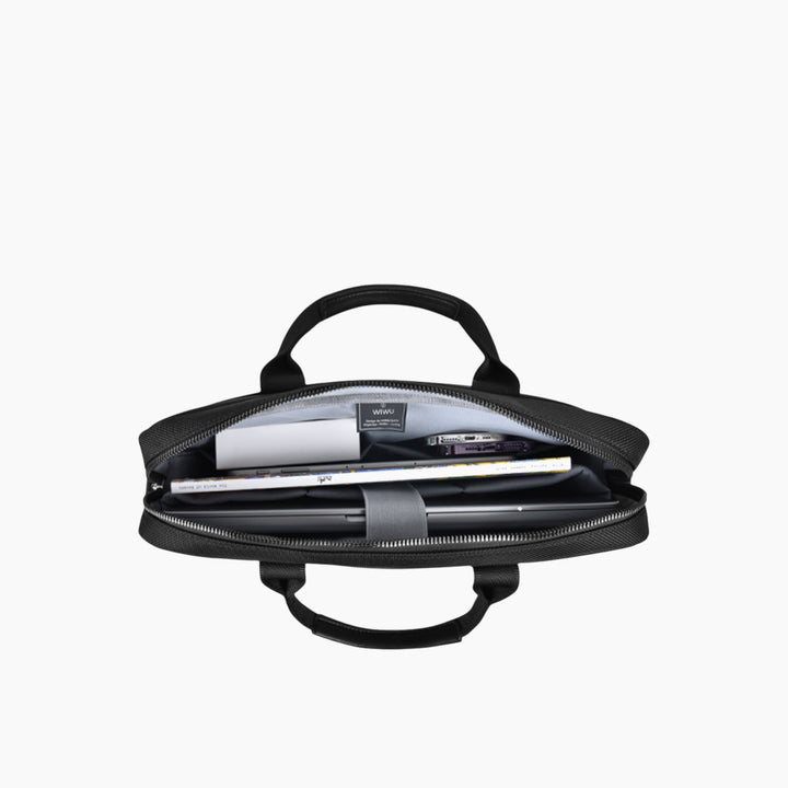 WiWU Hali Laptop Bag with shoulder strap and front pocket