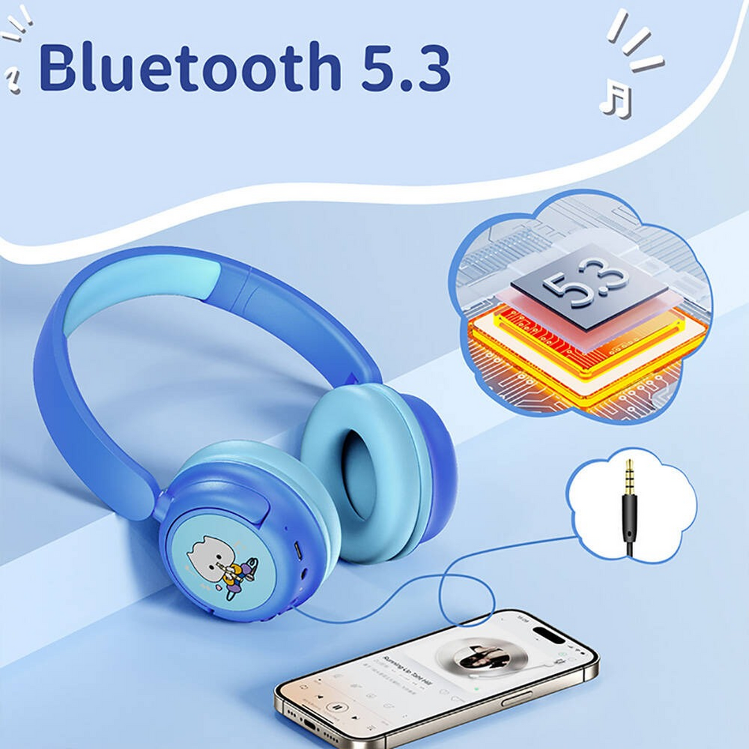 WiWU KTD-02 Wired And Bluetooth Kids Headset