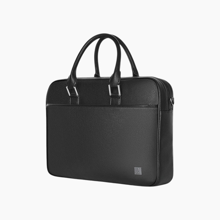 WiWU 16-inch leather laptop bag with fingerprint lock
