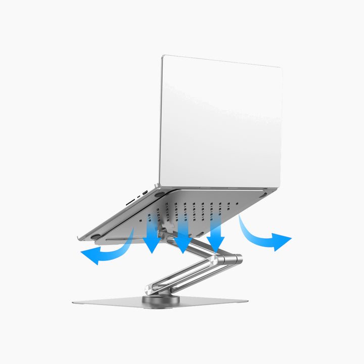 WiWU S801 rotative foldable laptop stand made of aluminum alloy and metal