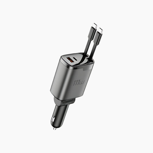 WiWU WI-CC034 Helix Pro GaN Multi-Port Fast Car Charger (111W)