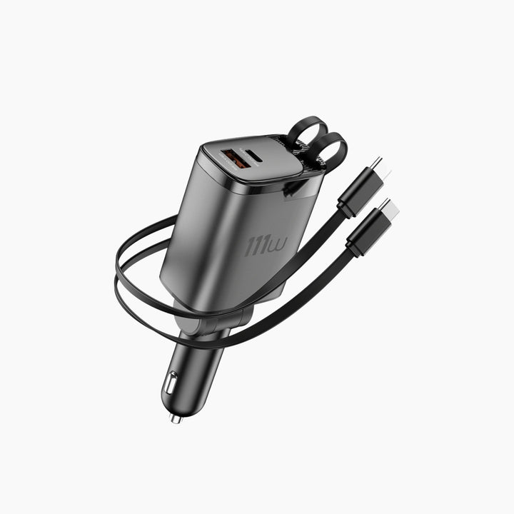 WiWU WI-CC034 Helix Pro GaN Multi-Port Fast Car Charger (111W)