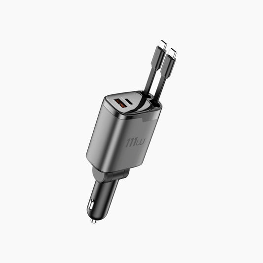 شاحن سيارة سريع متعدد المنافذ WiWU WI-CC034 Helix Pro GaN (111 واط)