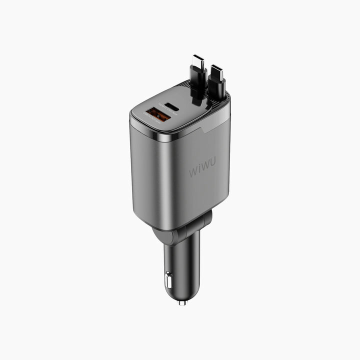 WiWU WI-CC034 Helix Pro GaN Multi-Port Fast Car Charger (111W)