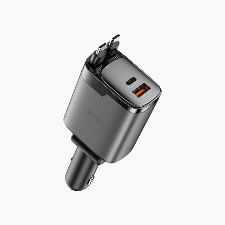WiWU WI-CC034 Helix Pro GaN Multi-Port Fast Car Charger (111W)