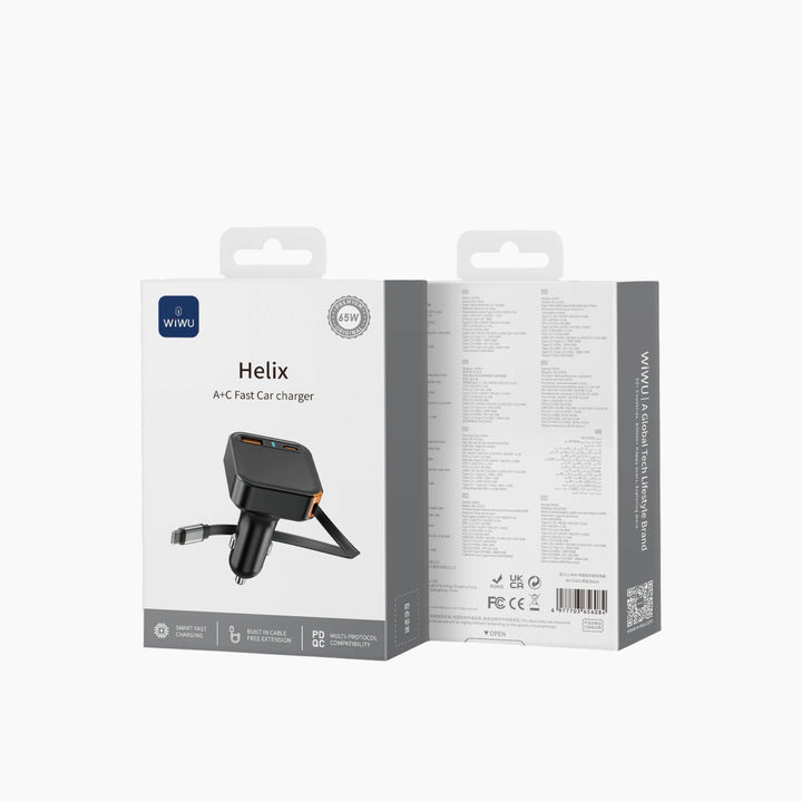 WiWU Wi-CC033 Helix A+C Fast Car Charger (65W)