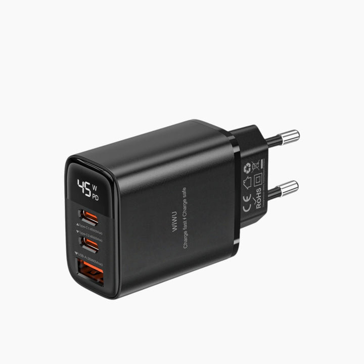 WiWU Wi-G011 Firefly PD GaN fast charger adapter with 45W output