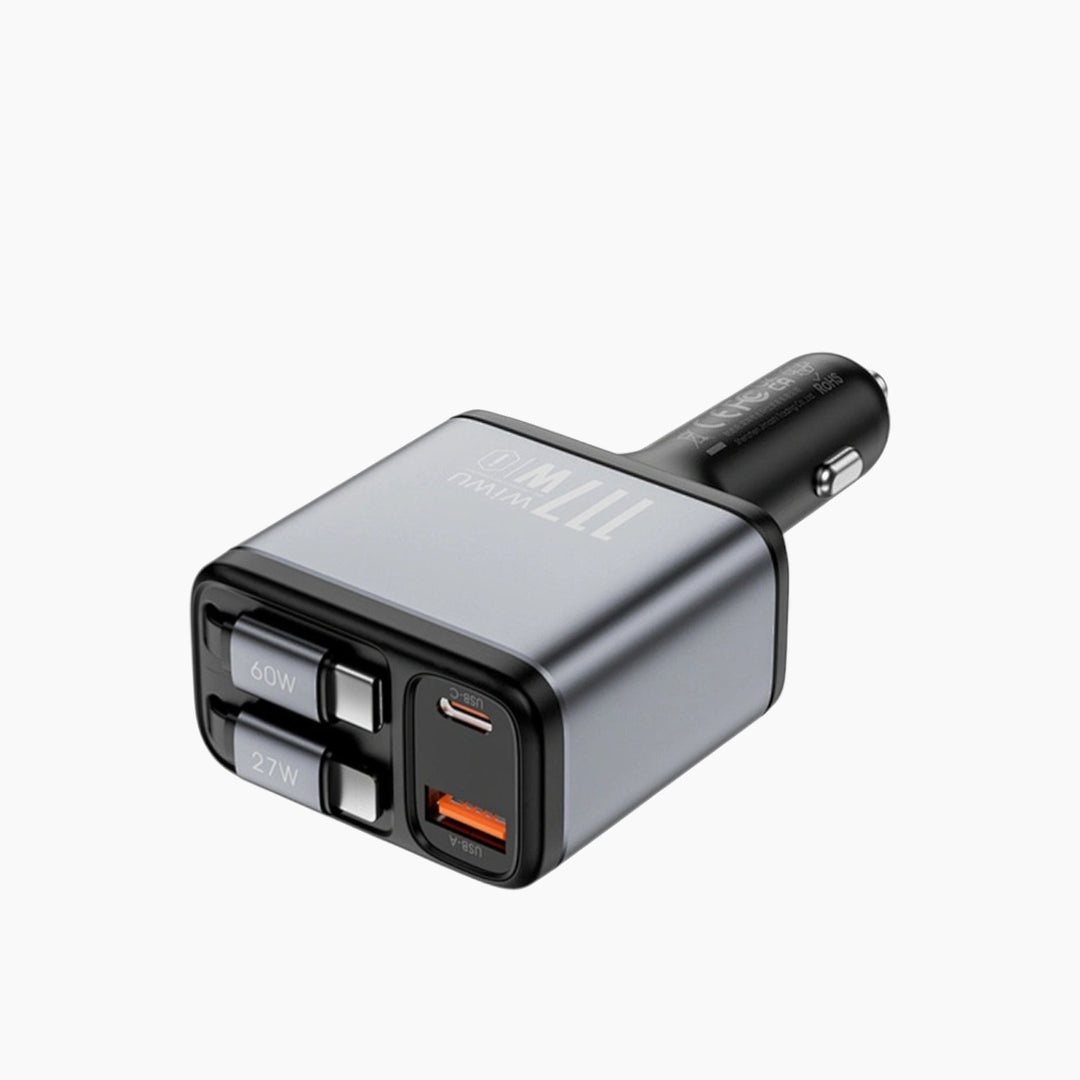 WiWU Wi-QC027 Exeed QC+PD Fast Car Charger (117W)