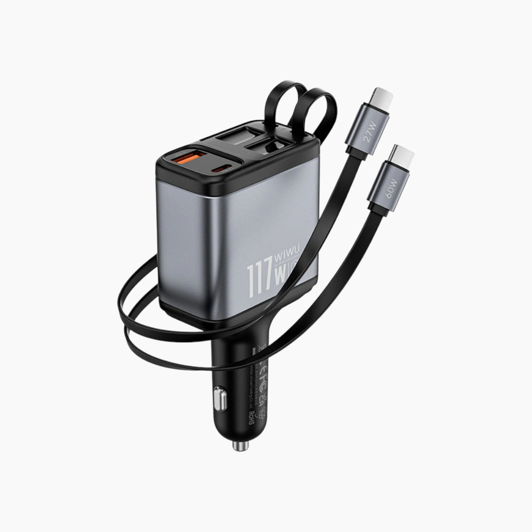 WiWU Wi-QC027 Exeed QC+PD Fast Car Charger (117W)