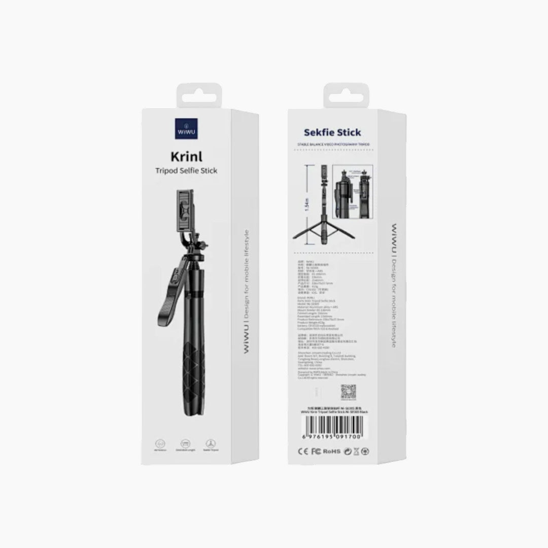 WiWU Wi-SE005 selfie stick extending up to 1530mm