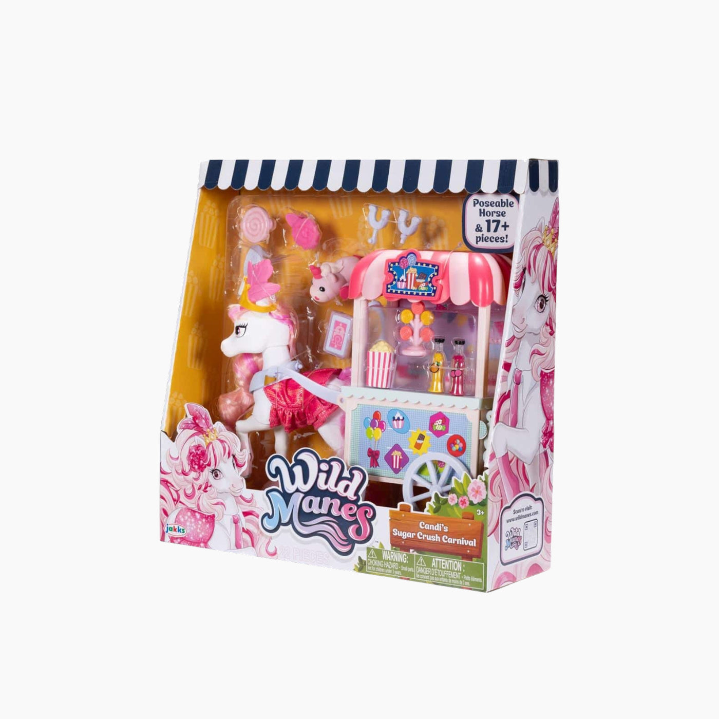 Spin Master Wild Manes Horse & Cart Sets - Assorted Spin Master Wild Manes Horse & Cart Sets - Assorted