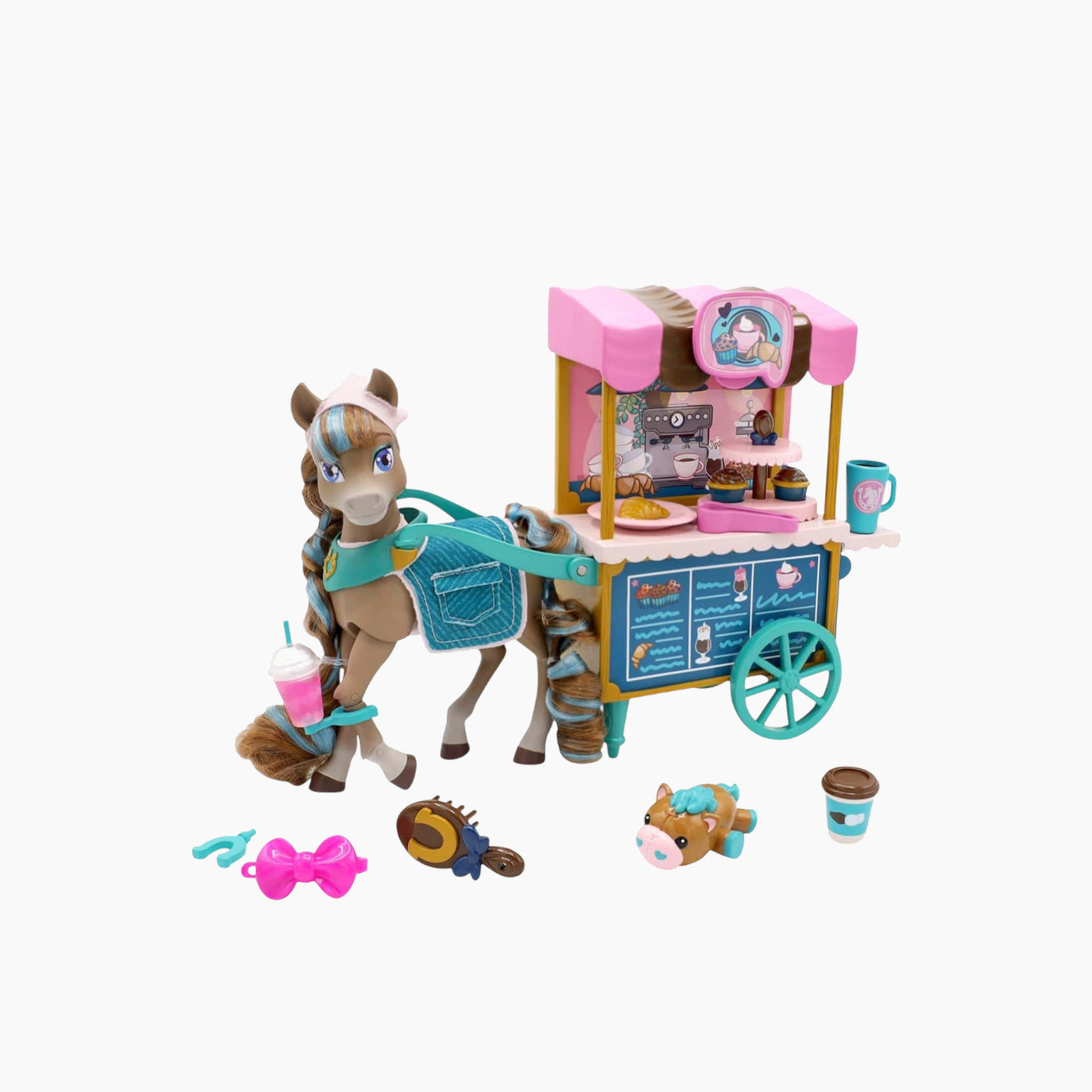 Spin Master Wild Manes Horse & Cart Sets - Assorted Spin Master Wild Manes Horse & Cart Sets - Assorted